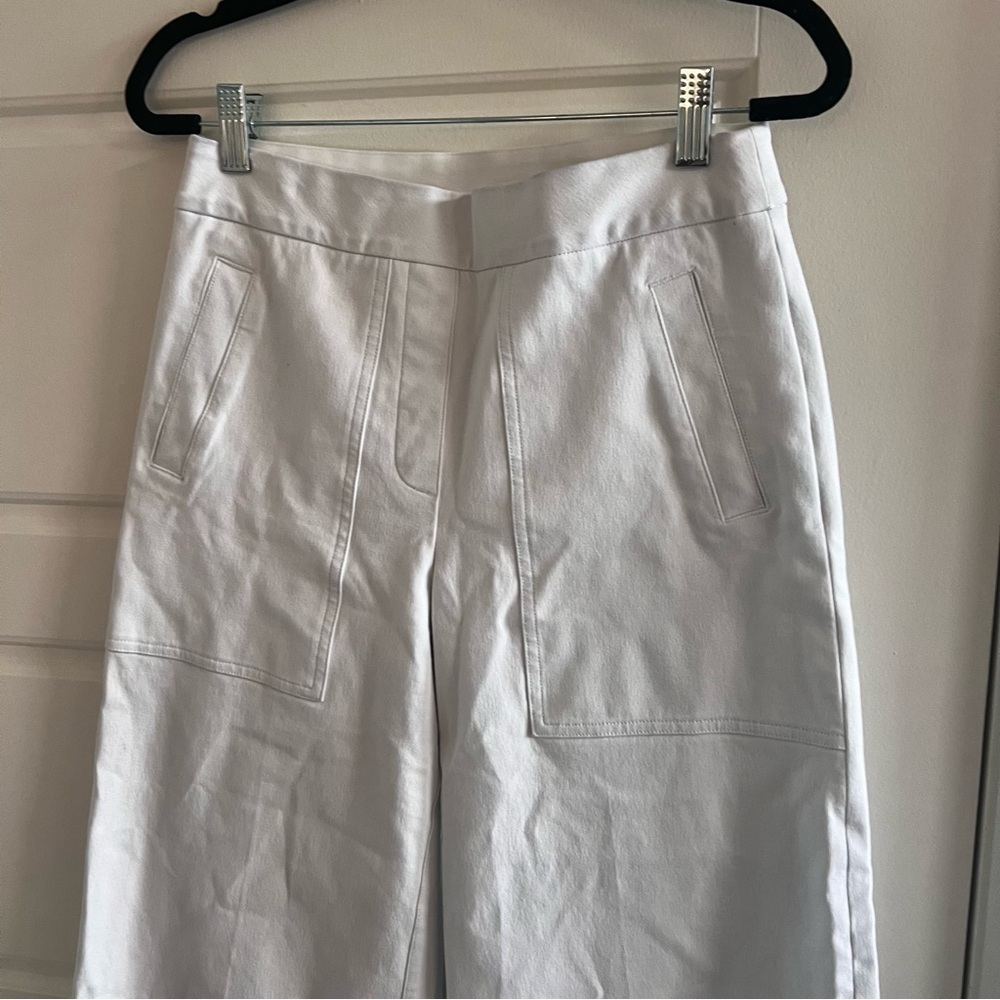 Spanx White Wide Leg Pants - Picture 2 of 8